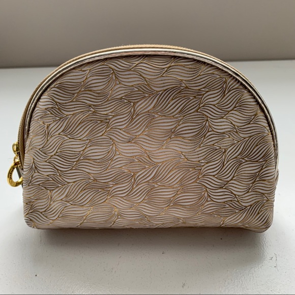 NEW 3 for $15 Elegant Accessories Gold Makeup Bag - Picture 2 of 5